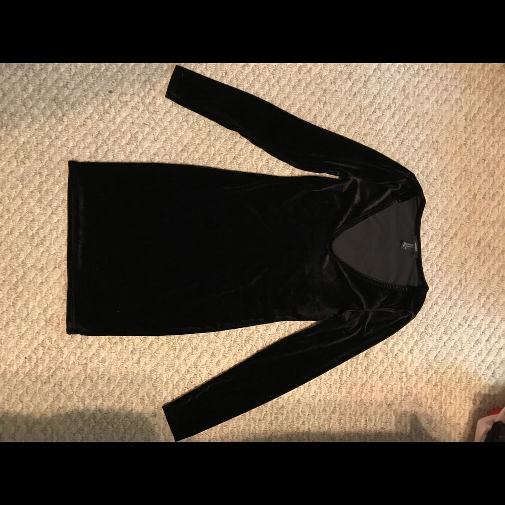 Forever 21 Velvet textured dress